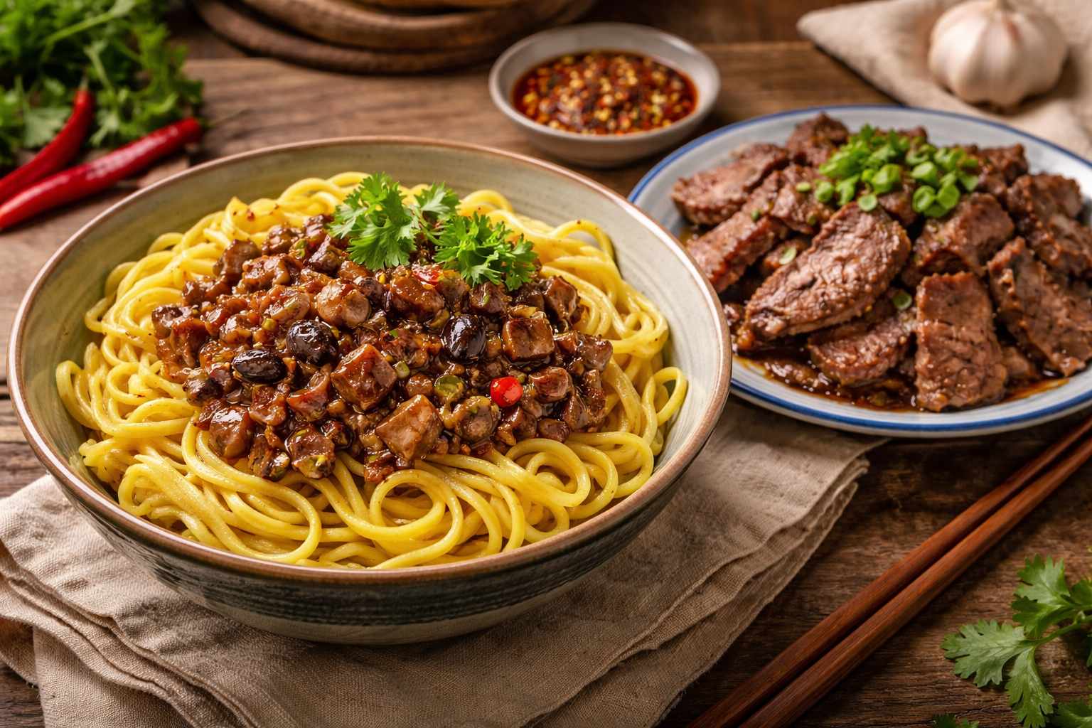 Donkey Meat Yellow Noodles.png